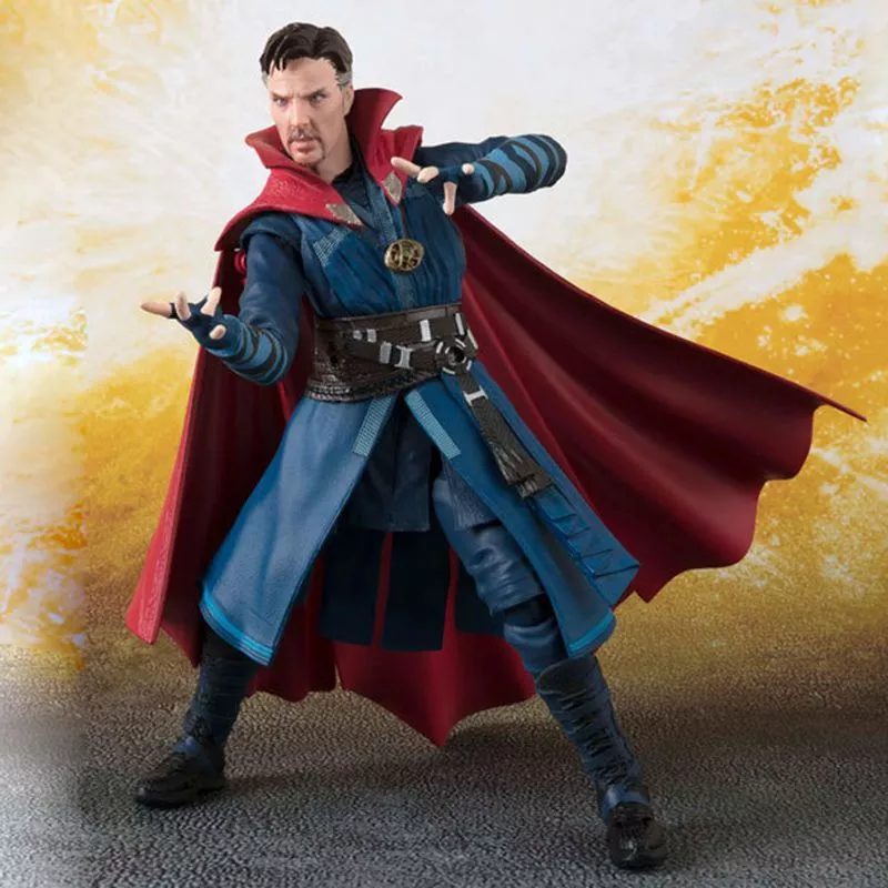 Action Figure Marvel SHFiguarts Doutor Estranho Doctor Strange Vingadores Guerra Infinita 15cm