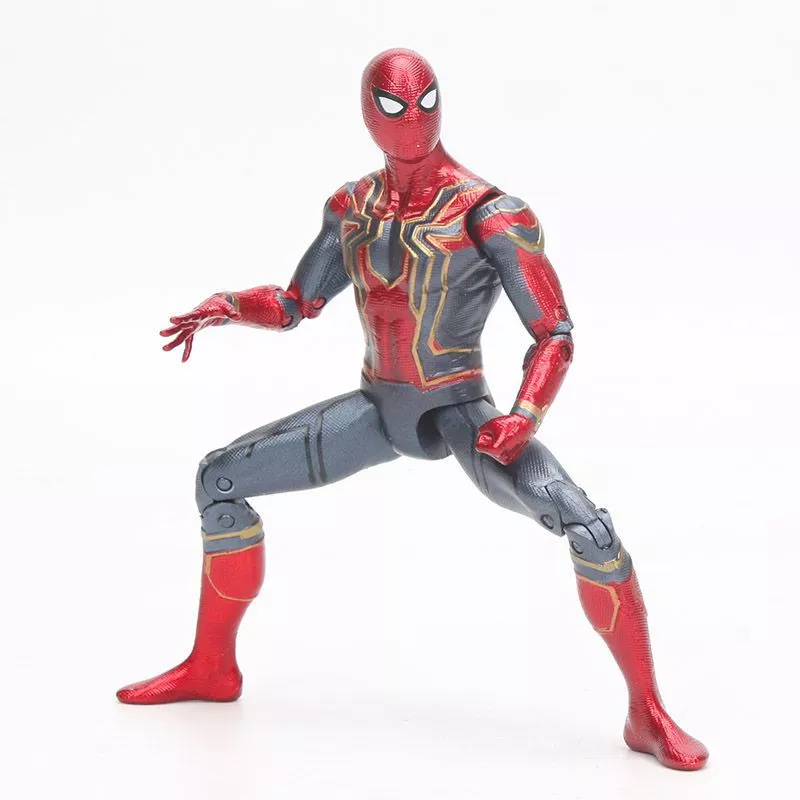 action figure marvel spiderman homem aranha vingadores guerra infinita 17cm Chaveiro Marvel Vingadores Pantera Negra Dourado