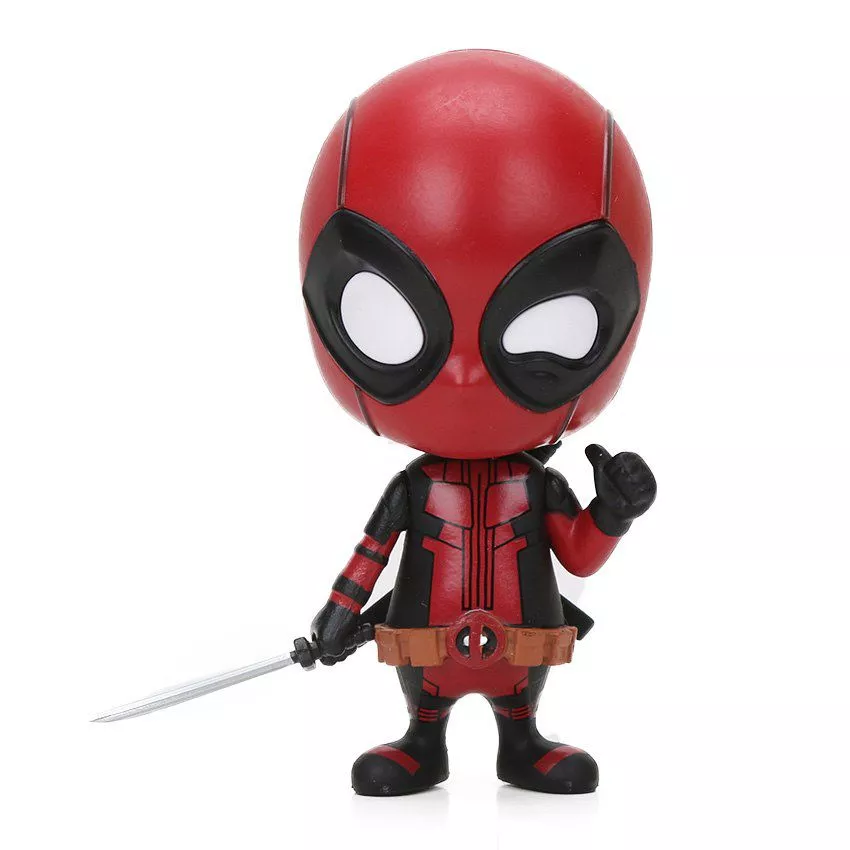 action figure marvel x men deadpool mini 346 Action Figure Deadpool Marvel X-Men Vermelho 11cm