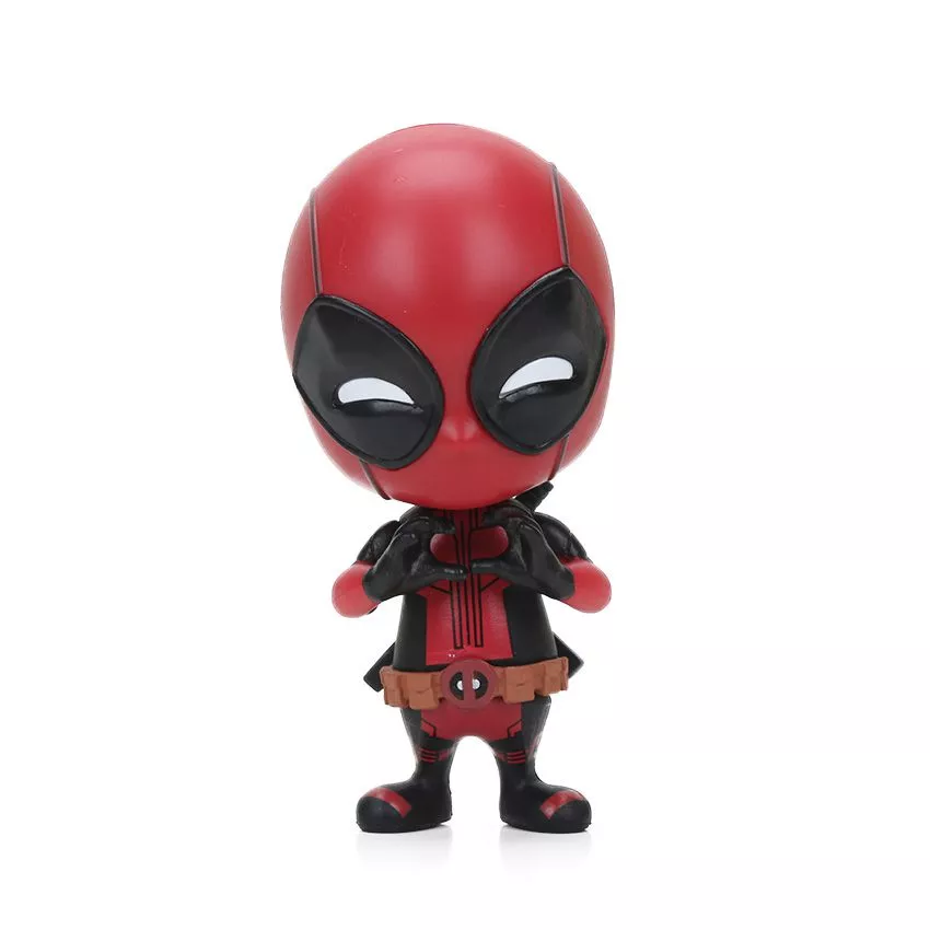 action figure marvel x men deadpool mini 454 Action Figure Deadpool Marvel X-Men Vermelho 11cm