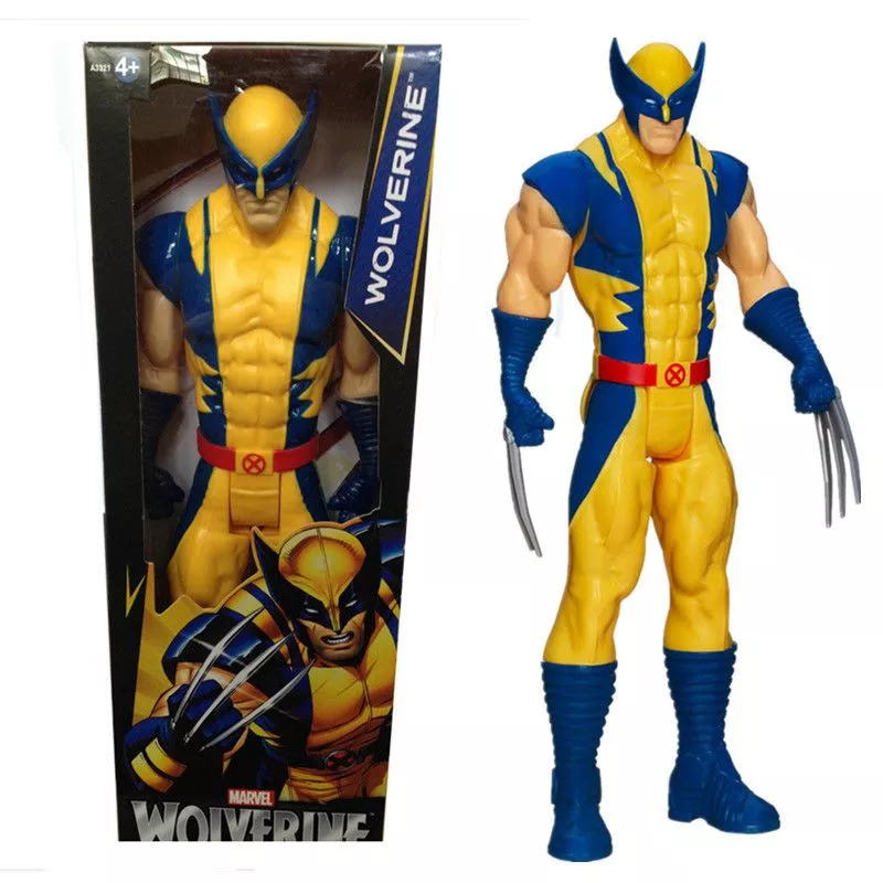 Action Figure Marvel X-Men Wolverine Clássico Uniforme  20cm 456