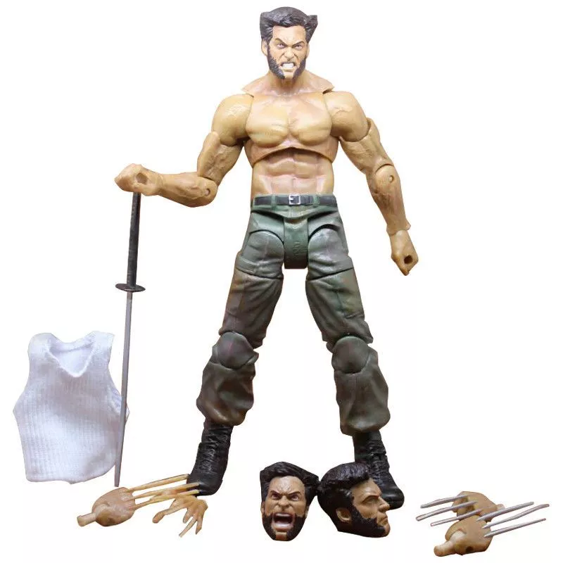 action figure marvel x men wolverine logan 20cm 456 Colar X-men logan exército militar metal pingente de corrente colar de declaração de jóias longas melhor presente duplo pólo peça tipo punk