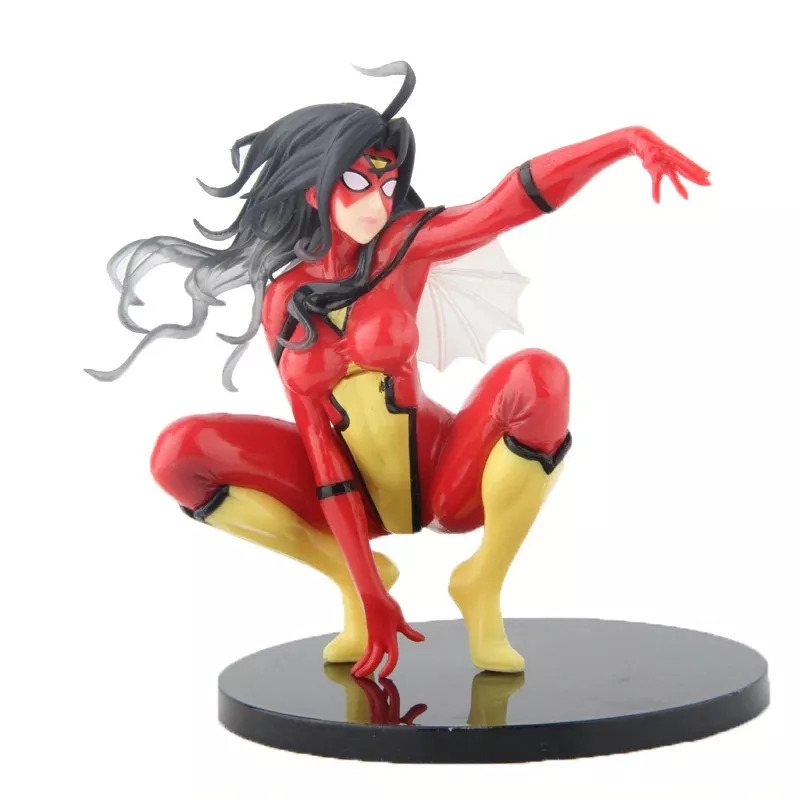 action figure mulher aranha spider woman marvel 14cm Action Figure Anime figura sexy super sonico figma SP-051 maiô ver. Pvc figura de ação coleção modelo brinquedos boneca presentes 14cm