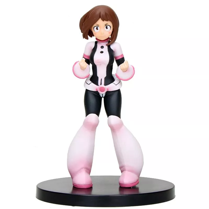 action figure my hero academia 16cm boku no hero academy ochaco uraraka idade de Cão de estimação roupas gato traje inglês letras cowboy algodão-acolchoado quente pequeno e médio fold-down colarinho roupas