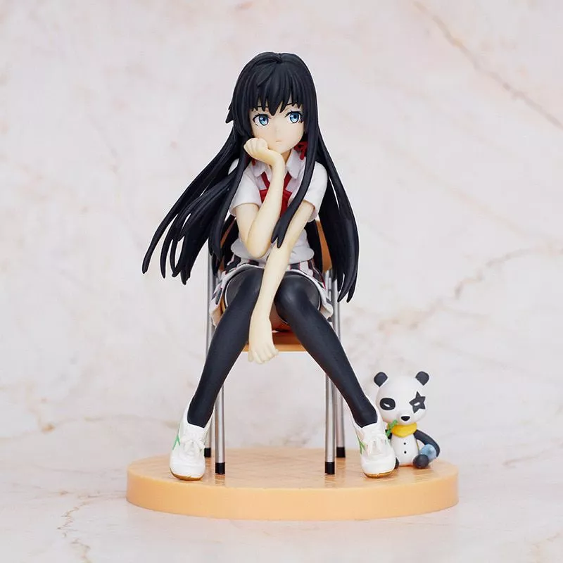 action figure my teen romantic comedy snafu yukinoshita yukino anime 14cm 2 Raposa animal em forma de rosa anéis de ouro para a moda feminina bonito anel de cristal jóias românticas senhoras festa jóias presentes