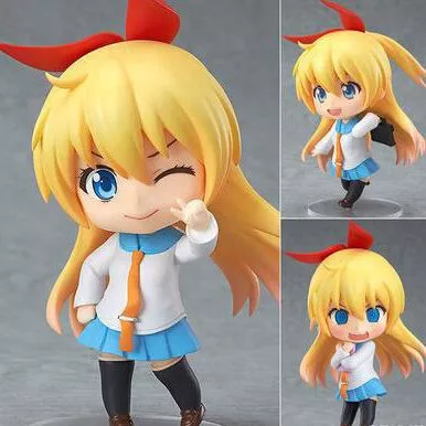 action figure nendoroid anime nisekoi chitoge kirisaki 421 10cm Action Figure Anime No Game No Life Sora Nendoroid #652