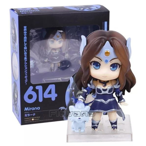 action-figure-nendoroid-dota-2-mirana-614-figura-de-acao-pvc-collectible-modelo