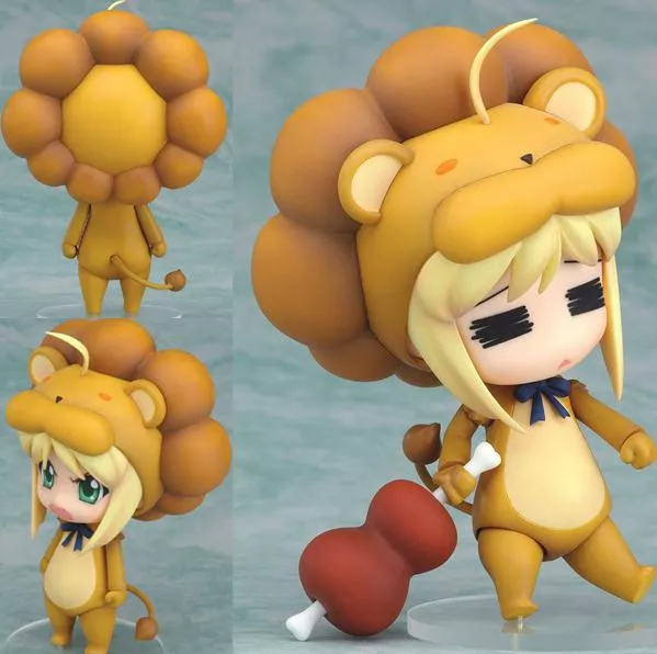 action figure nendoroid fate stay night saber lily lion 50 10cm Anime Black Rock Shooter Dead Master Scythe Nendoroid #128