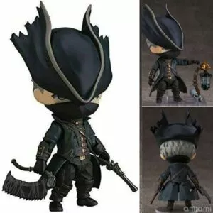 action figure nendoroid q version 1279 bloodborne figura o cacador velho foice figura Capinha celular case à prova de choque transparente para iphone 12 mini 11 pro max xs xr x 6s 7 8 mais claro anti-knock escudo do telefone macio tpu capa traseira