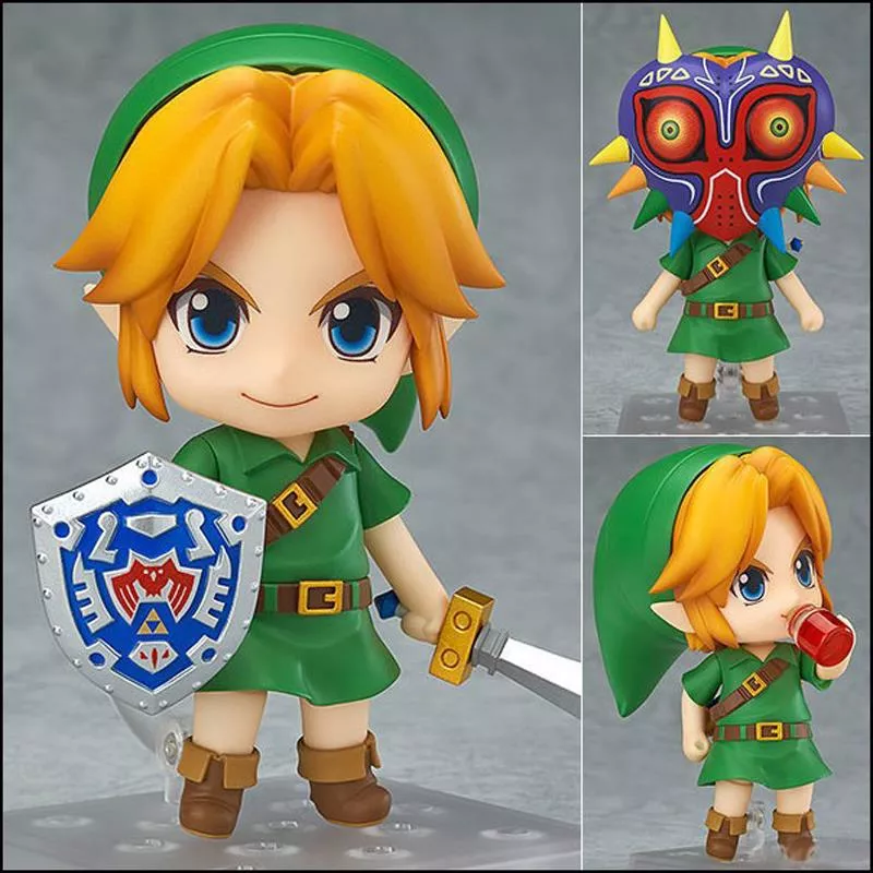 action figure nendoroid the legend of zelda action figure skyward sword link mask 3d Luminária Anime Sword Art Online logotipo luz da noite led para o quarto criança decoração nightlight kirigaya kazuto figura lâmpada de mesa 3d sao presente