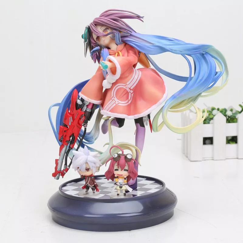 action figure no game no life 2 shiro anime 22cm Action Figure Anime One Piece p.o.p dx princesa nefeltari vivi dois anos após o novo mundo pvc figura de ação modelo brinquedos 22cm