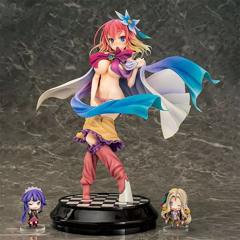 action figure no game no life stephanie dola pvc figura de acao anime figura modelo Dinossauros caixa de lápis material escolar etui estuche kawaii pelúcia astuccio scuola kalem kutu trousse bonito caneta bolsa