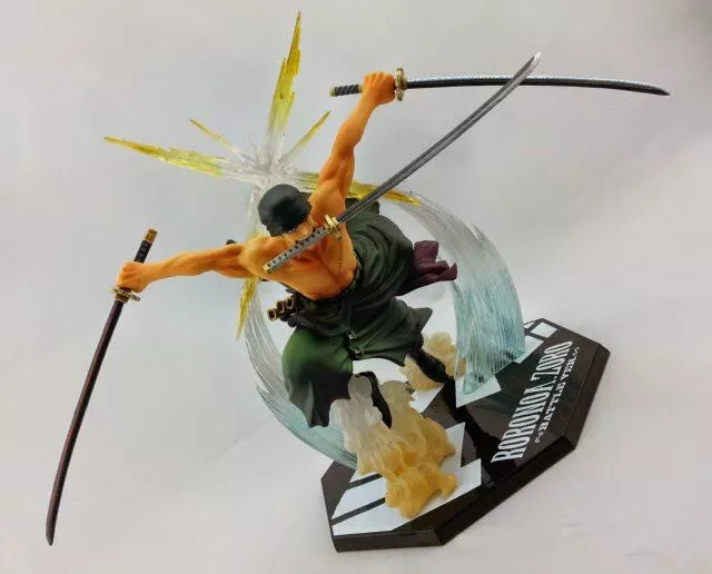 action figure one piece battle ver. roronoa. zoro 18cm Action Figure Anime One Piece Roronoa Zoro 15cm