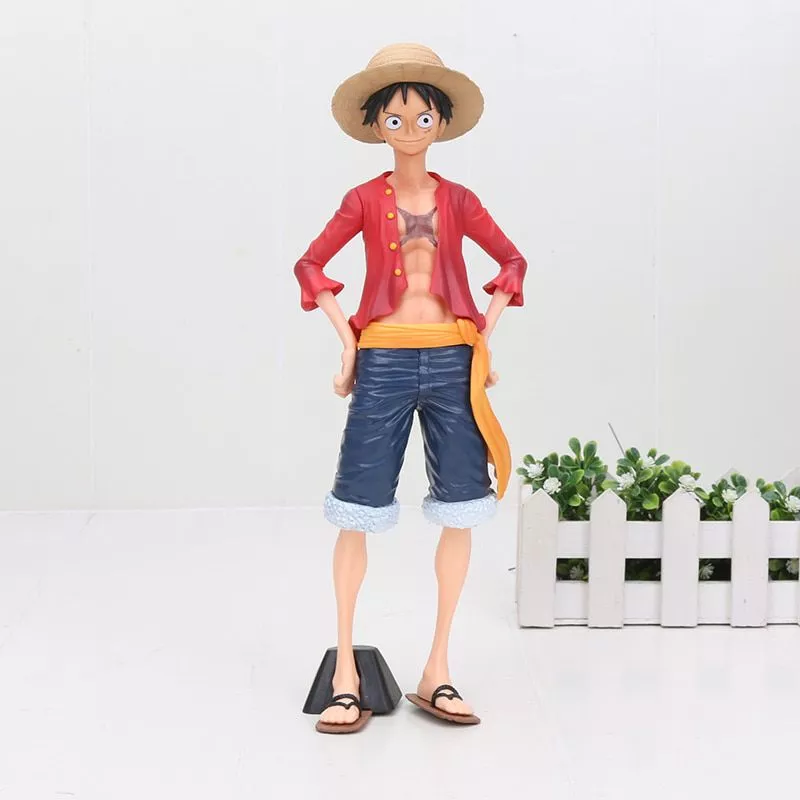 action figure one piece monkey d luffy anime 25cm Pelúcia Pusheen Gato Facebook Cake Cinza 25cm