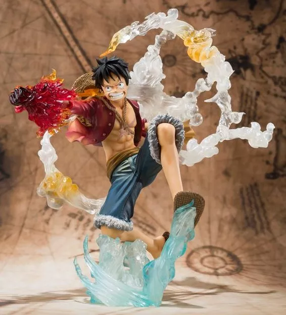 action figure one piece monkey d luffy battle ver. figuarts zero 18cm Pelúcia Re Zero Life in Another World Emilia Anime 42cm