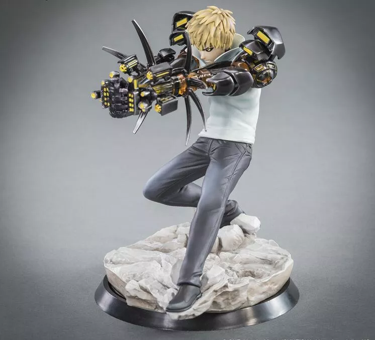 action figure one punch man genos 15cm figura de acao do pvc brinquedos 3ª temporada de One Punch Man é confirmada.