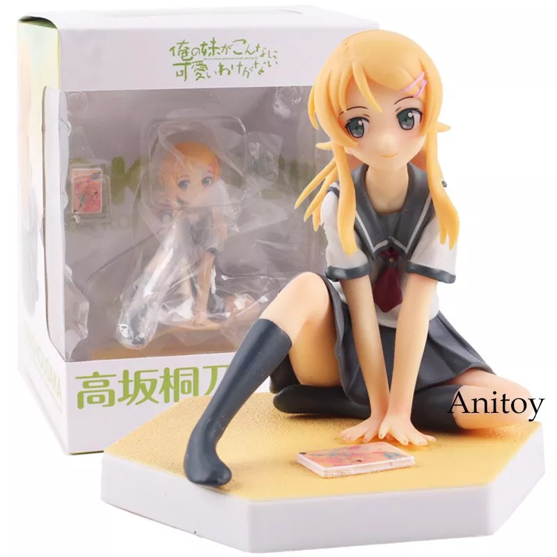 action figure oreimo figura my little sister cant be this cute kirino kosaka uniforme sada saas feinas ss curtas Branco Pliadas ia de Verão Feminino de Alta Japão Uniforme Escolar Roas Harajuku Uniforme ias Das Mulhes ias pladas ia feina sa curta