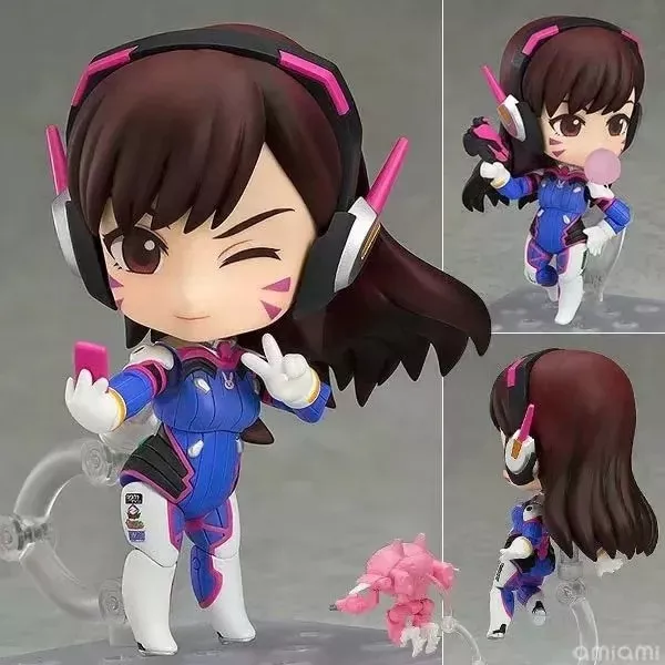 action figure overwatch jogo ow dva mecha d. va bonito articulado figura Colar Fire Emblem Série de jogos fogo emblema colar cor ouro chama azul cristal pingente corrente colares para fãs