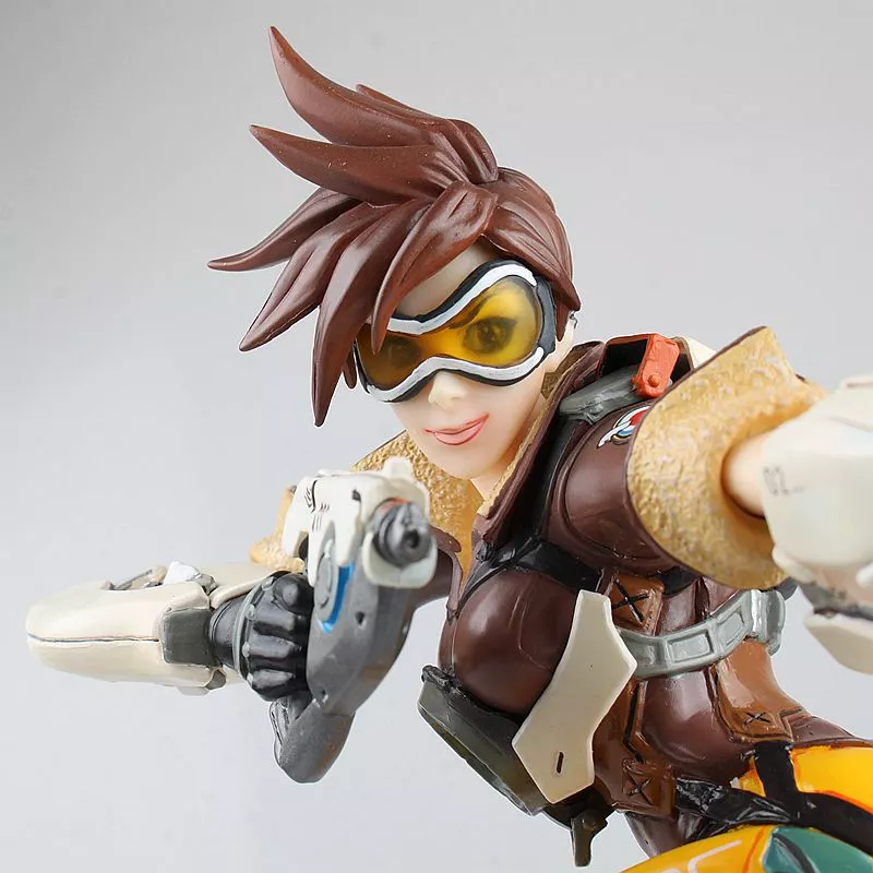 action figure overwatch tracer 26cm Action Figure Overwatch Ow gmae figura de ação figma 352 27cm personagem tracer comum modelo móvel boneca coleção brinquedos amigo presentes natal