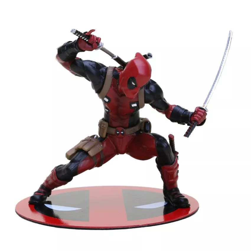 action figure peca deadpool luta 15cm 1 Action Figure Deadpool Marvel X-Men Vermelho 11cm