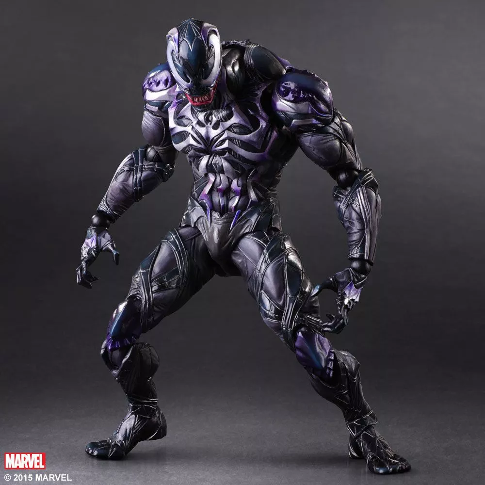 Action Figure Play Arts Marvel Homem-Aranha Spider-Man Venom 25cm