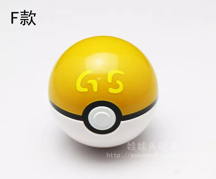 Action Figure Pokebola Pokemon Pikachu Cosplay Amarela GS