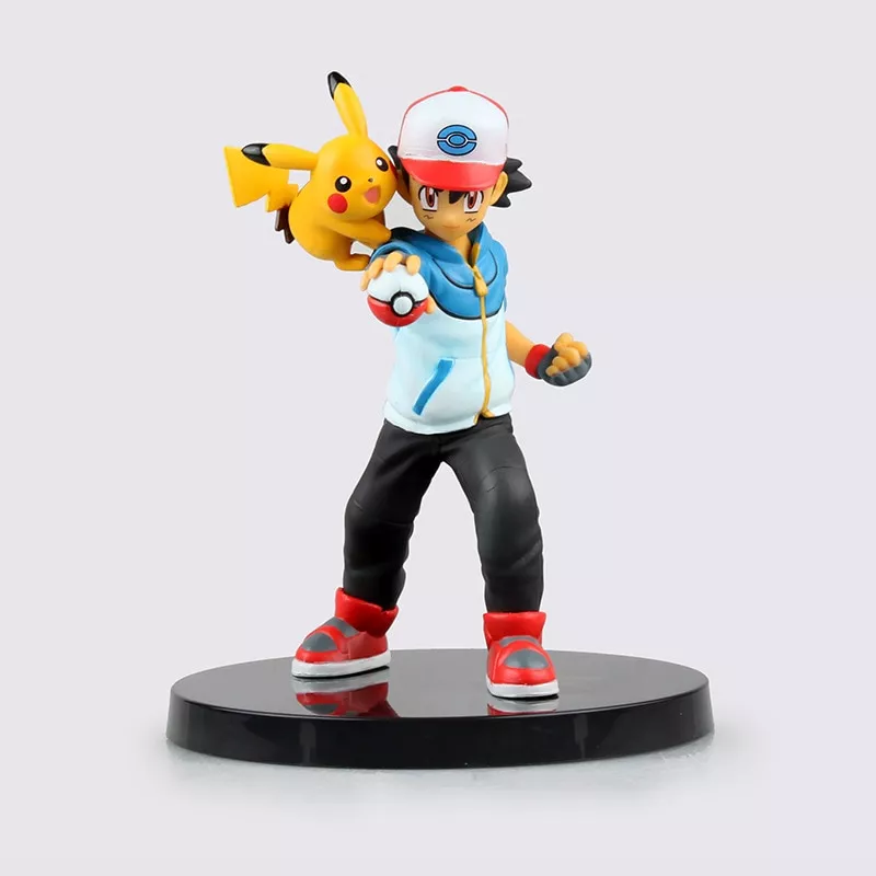 action figure pokemon 13.5cm pikachu figura ash ketchum pikachu criancas Dia 13 de janeiro irá ao ar o último episódio de Pokemon com Ash e Pikachu.