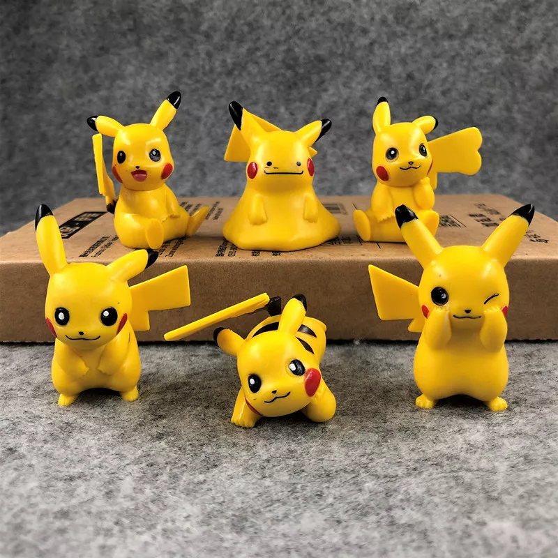 Pokemon Tipo Elétrico Pikachu, Figura De Ação Realista Com Roupas Fashion,  Presente De Aniversário - Figuras De Ação - AliExpress