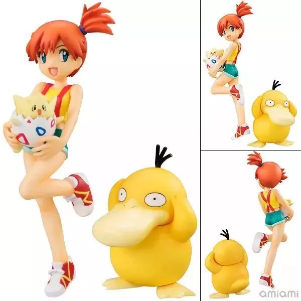 action figure pokemon misty psyduck pikachu togepi anime figuras de acao Detetive Pikachu 2 encontra diretor.