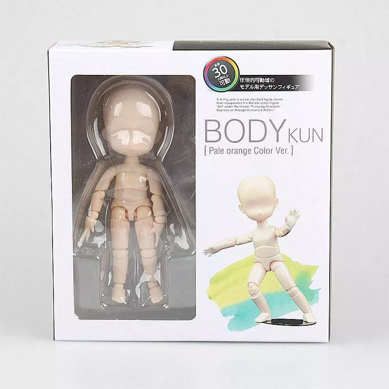 Action Figure Q ver. Ele/ela corpo body-kun/corpo chan ferrite figma anime arquétipo móvel corpo feminino figura pvc modelo 14cm