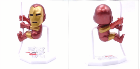 Action Figure Scalers Homem de Ferro 5cm