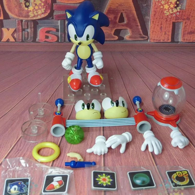 action figure sonic the hedgehog nendoroid 214 10cm 3d caçoa o pente, pentes de cabelo antiestáticos da massagem do cabelo acessórios de cabelo plástico emaranhado sereia alice cabelo pente princesa para meninas