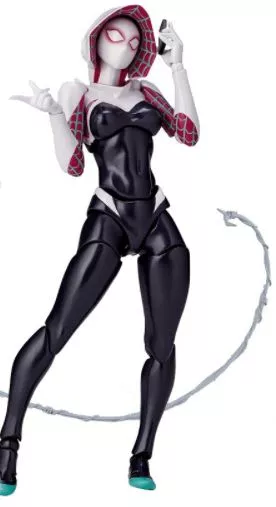action figure spider gwen 16cm Jaqueta Blusa Frio Spider Gwen Aranha Marvel Uniforme Moletom