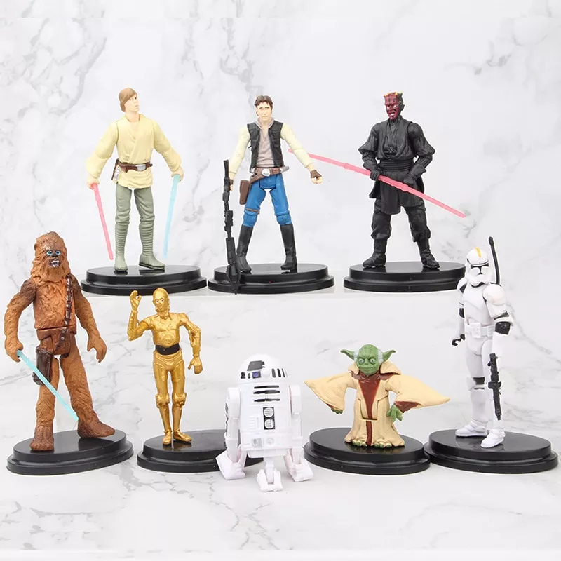 action figure star wars 8 pcs set filme mestre yoda darth vader robo Netflix perdeu 1 milhão de assinantes no último trimestre.