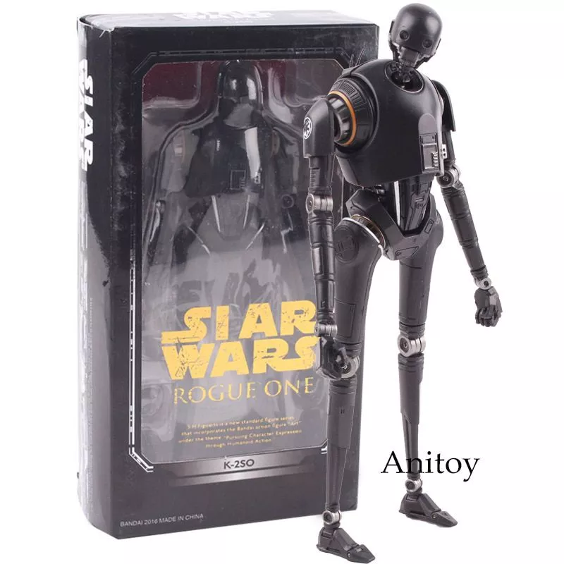 Action Figure star wars figura star wars figura de ação brinquedos K-2SO figuras de ação pvc collectible modelo preto série