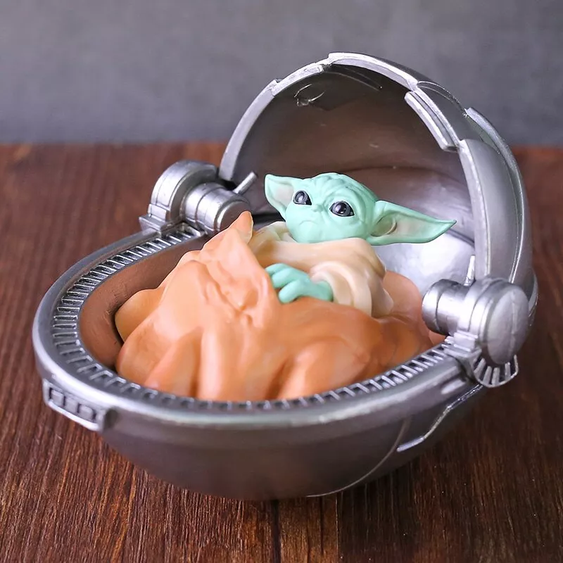 action figure star wars mandaloriano bebe yoda dormir figura de acao Action Figure hatsune miku Boneco colecionável do anime brinquedo de pvc do prêmio de macarrão