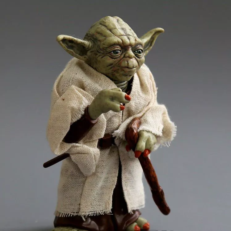 action figure star wars mestre yoda 12cm Star wars bebê yoda bonito yoda flor do bebê pote as bonecas mandalorianas brinquedo presentes para crianças