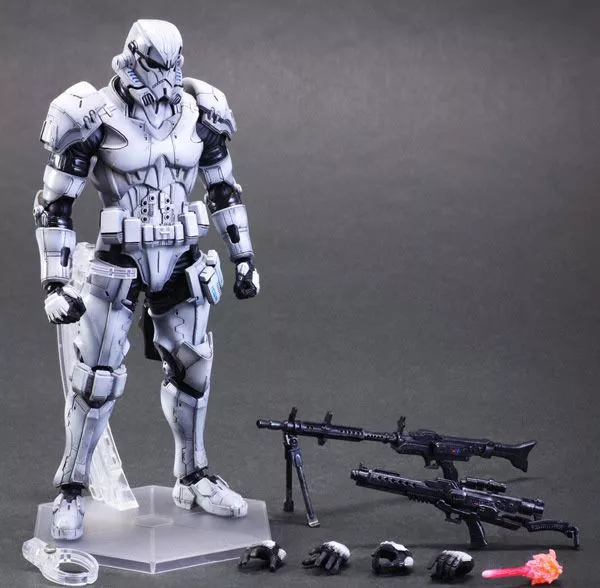 Action Figure Star Wars Stormtrooper White Soldiers 27cm