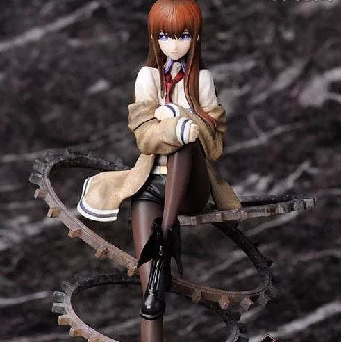 action figure steins gate makise kurisu 22cm Pelúcia Game Kirby 22cm