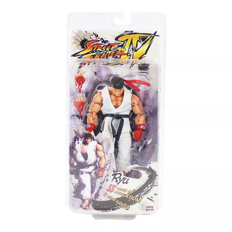 action figure street fighter ryu 18cm Pelúcia Sonic Hedgehog Game Runner Knuckles 28cm