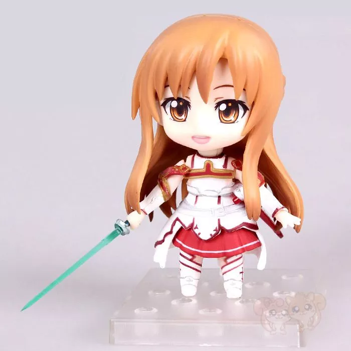 action figure sword art online sao chibi asuna nendoroid 283 10cm Action Figure Anime Sword Art Online SAO Asuna 15cm