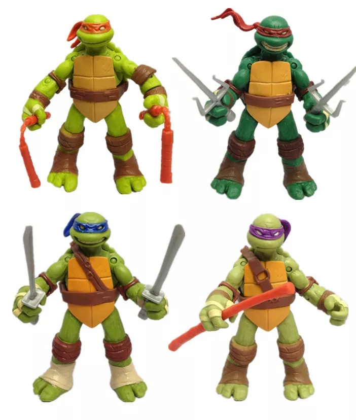 action figure tartarugas ninja figuras de anime leonardo donatello Action Figure Tartarugas Ninja Figuras de anime leonardo donatello michelangelo raphael pvc figuras de ação modelo tartarugas brinquedo 12 cm