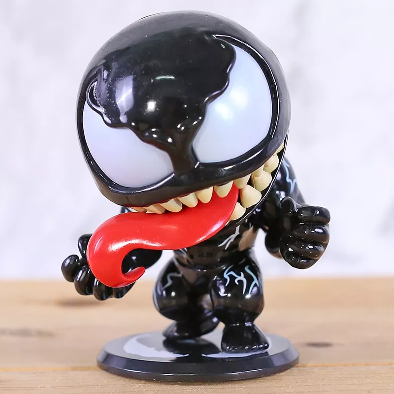 action figure venom chibi marvel brinquedos quentes cosbaby veneno eddie Luminária Attack on Titan Shingeki no Kyojin Anime ataque em titã 3d lâmpada sasha braus chibi luz para decoração do quarto crianças presente ataque em titã luz da noite led sasha braus