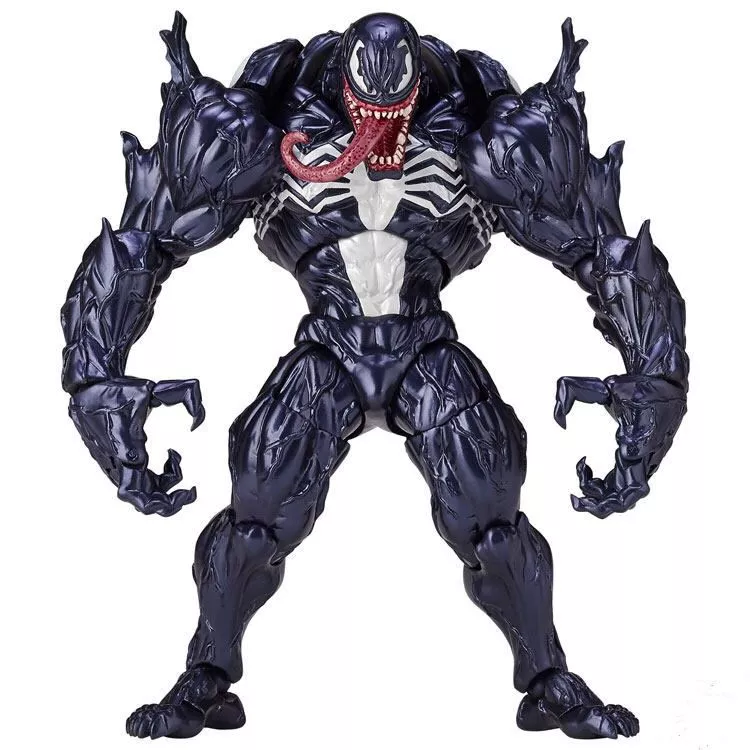 Action Figure Venom Marvel Homem-Aranha Spiderman BJD Articulado 18cm