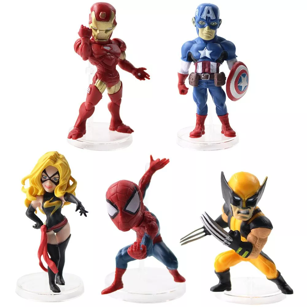 action figure vingadores 5 pcs lote super herois figuras homem de ferro capitao Divulgada nova imagem para Capitão América 4.