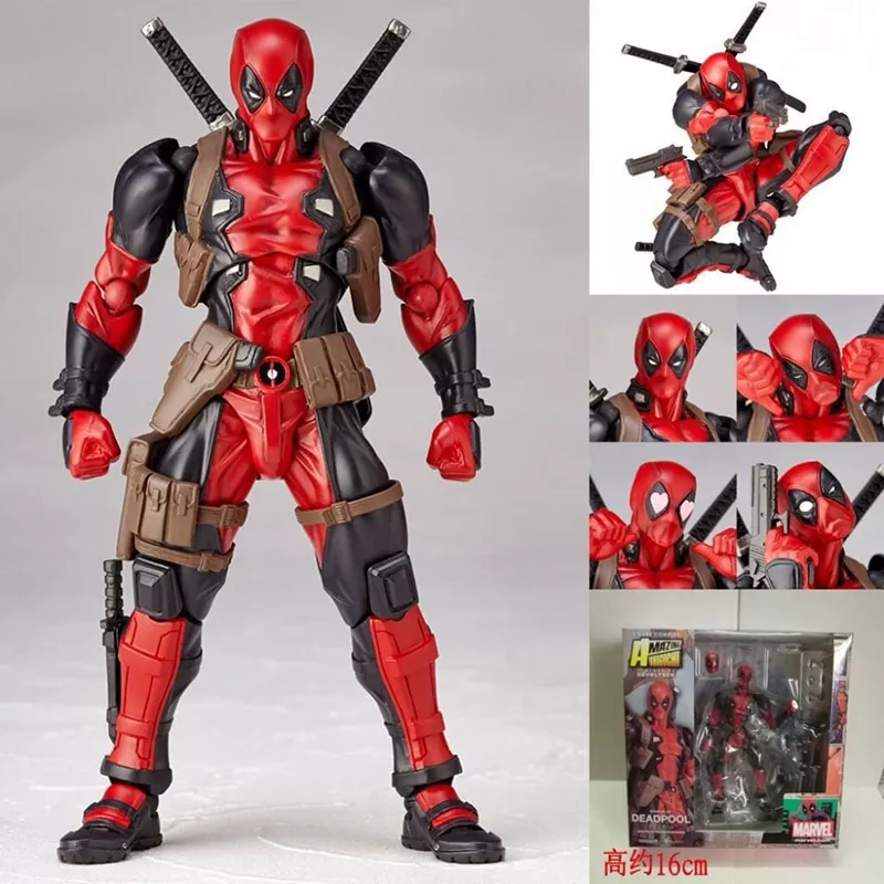 action figure yamaguchi revoltech deadpool super heroi figurinhas criancas Divulgado novo pôster para Deadpool & Wolverine.