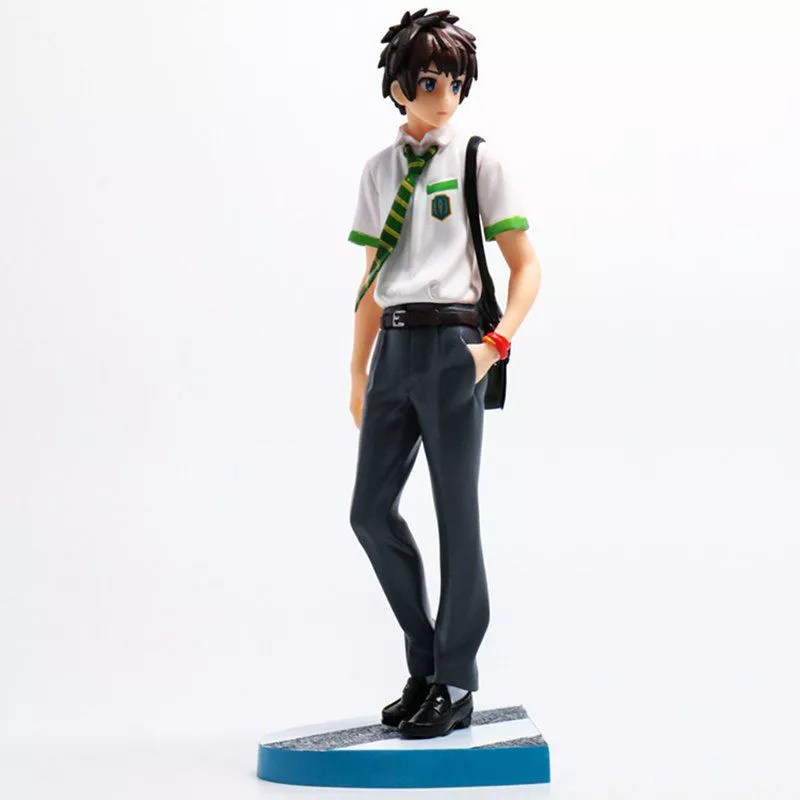 action figure your name kimi no na wa taki tachibana mitsuha miyamizu school uniform 1 Luminária Dxd koneko toujou led night light para decoração do quarto nightlight presente de aniversário anime 3d lâmpada koneko toujou high school dxd