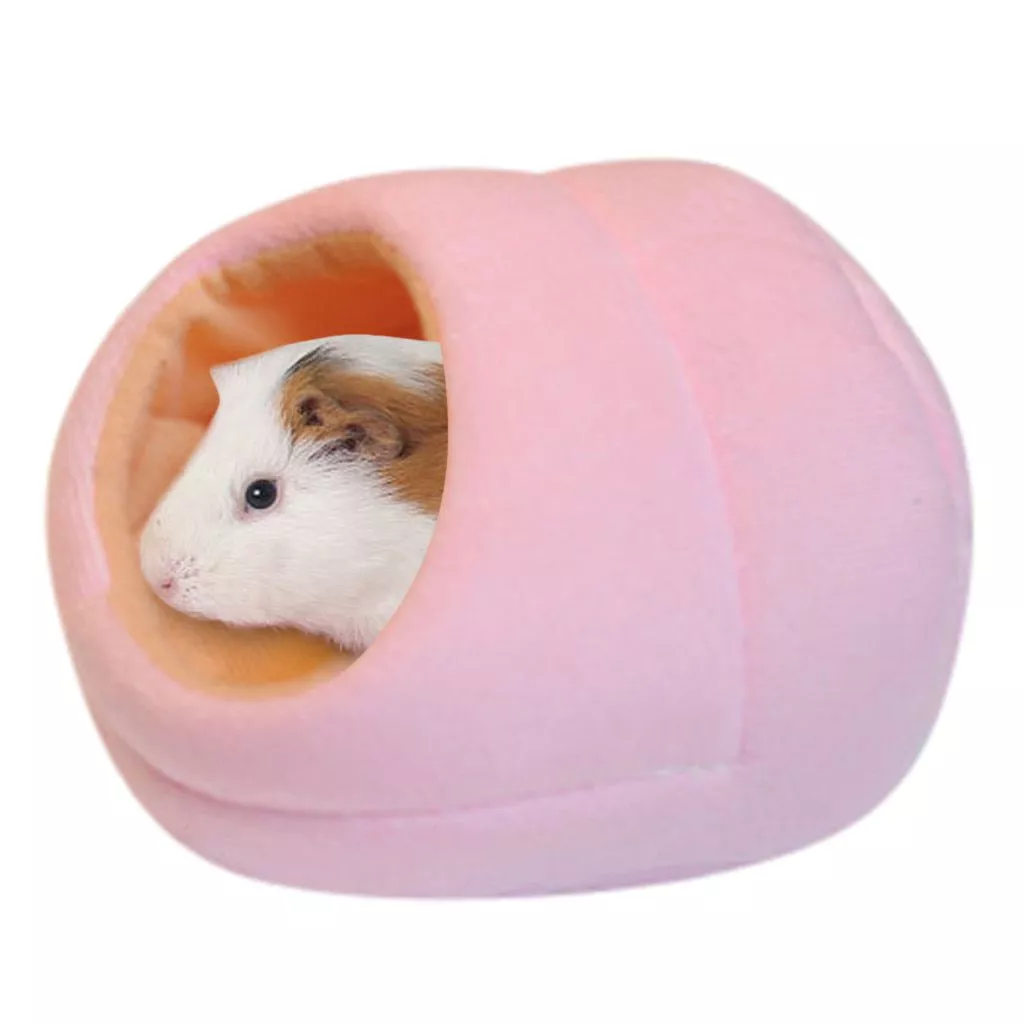 Adorável ratos hamster inverno quente velo pendurado gaiola hammock casa bonito com esteira de cama para pequenos animais peludos 2020 dropshipping