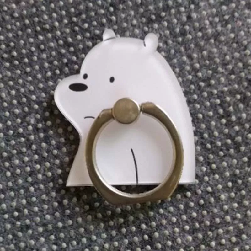 anel dedo para celular urso polar metal 3cm 02 Luva Undertale esqueleto sans inverno quente metade dedo luva cosplay acessórios