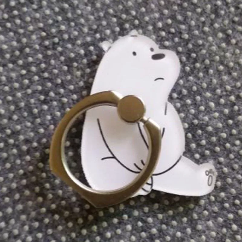 anel dedo para celular urso polar metal 3cm 04 Capinha p/ Celular Meu Vizinho Totoro Armazenamento Ziper Anime Case Capa Smartphone iPhone
